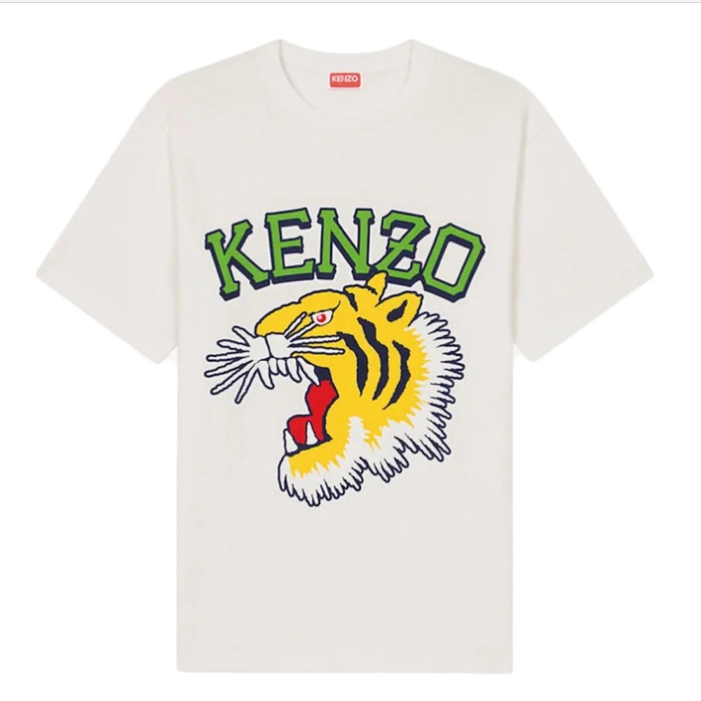 Kenzo Paris Men's Classic Tiger Short Sleeve Graphic Tee Shirt XS